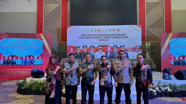 Pj Bupati Bantaeng Hadiri Sosialisasi Tahapan Pilkada Serentak 2024