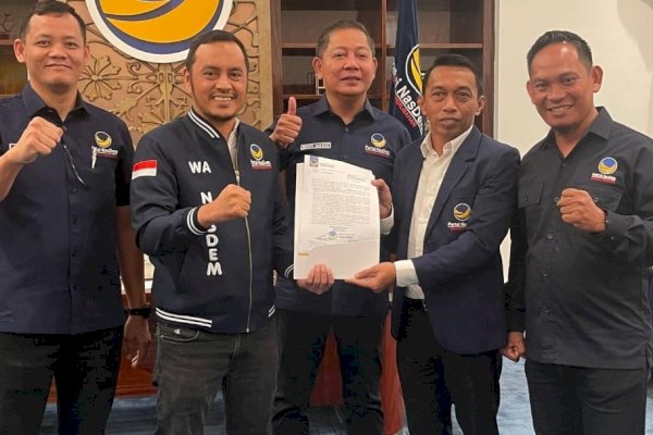 Syaharuddin Alrif dan Nurkana’ah Resmi Kantongi Rekomendasi Partai NasDem untuk Maju di Pilkada Sidrap