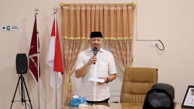 Ketua IPHI Kabupaten Pinrang H Andi Irwan Hamid Memberikan Sambutan.