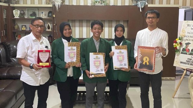 Mahasiswa FH UMI Juara 3 pada Debat Hukum yang digelar Polda Sulsel.