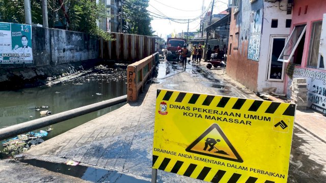 Normalisasi Saluran Sekunder Utama di Kota Makassar