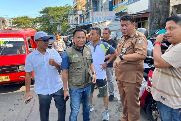 Alamsyah Turut Dampingi Danny Pomanto Cek Kesiapan Pangan-Harga Bapok di Pasar Tradisional