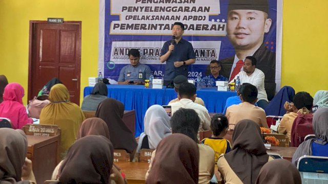 Legislator DPRD Sulsel dari Fraksi NasDem, Andre Prasetyo Tanta