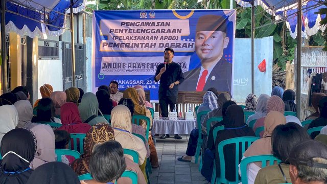 Legislator NasDem Andre Prasetyo Tanta Lakukan Pengawasan APBD di Kelurahan Tidung.