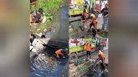 Satgas Drainase Dinas PU Makassar Kembali Lakukan Normalisasi, Kali Ini Sasar Wilayah Kelurahan Lajangiru