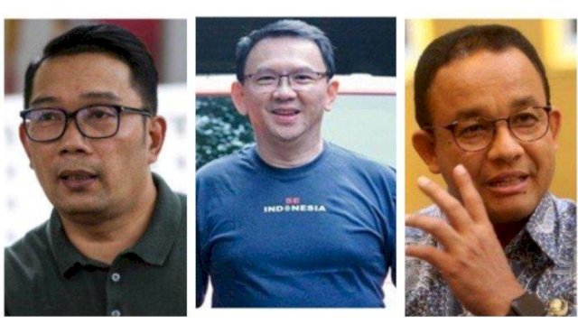 Ridwan Kamil-Ahok-Anies Baswedan.(F-INT)