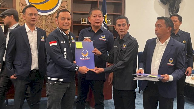 Andi Rosman-Dr H Baso Rahmanuddin Resmi Terima Rekomendasi Partai NasDem.