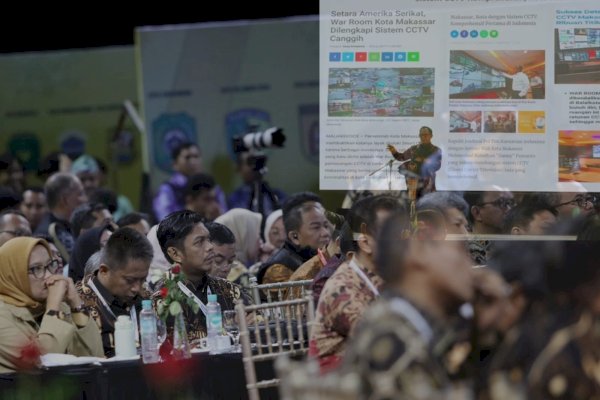 Terapkan Digitali Security, CCTV Kota Makassar Jadi Percontohan di Hadapan Seluruh Wali Kota se Indonesia