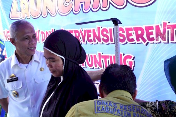 Posyandu di Pangkep Serentak Intervensi Pengecahan Stunting, Wabup Syahban Sammana: Berikan Kesadaran bagi Masyarakat