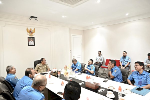 Jelang Porpamnas VIII di Makassar, Dirut PDAM Beni Iskandar Pimpin Panitia Daerah Audiensi dengan Wali Kota Makassar