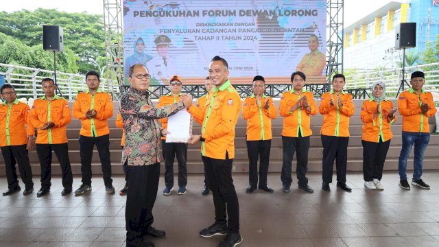 Danny Pomanto Kukuhkan Forum Dewan Lorong, Upaya Bentuk Mitigasi Sosial