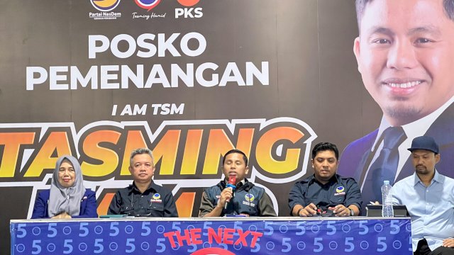 Calon Wali Kota Parepare dari Partai NasDem Tasming Hamid.