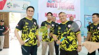 Bupati Barru Suardi Saleh Buka Kejuaraan Bulutangkis Kapolres Cup II 2024