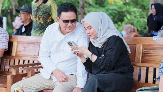 Bupati Suardi Saleh-Dokter Ulfah Hadiri Pembukaan Turnamen Mini Soccer Lajulo.