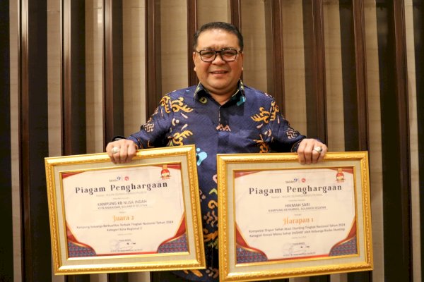 Kalahkan 65 Ribu Peserta, Makassar Raih Juara 2 Tingkat Nasional Kampung KB Terbaik