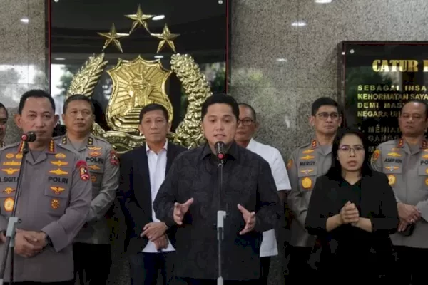 Erick Thohir Ancam Pelaku Match Fixing Dipenjara Seumur Hidup