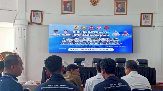 Dialog Hari Buruh di Pangkep, Bangun Hubungan Industrial