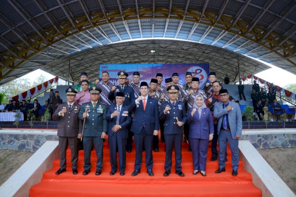 Hadiri Upacara HUT ke-78 Bhayangkara, Bupati Pangkep Yusran Berharap Koloborasi Pemkab, Polri-Forkopimda Terjalin Baik