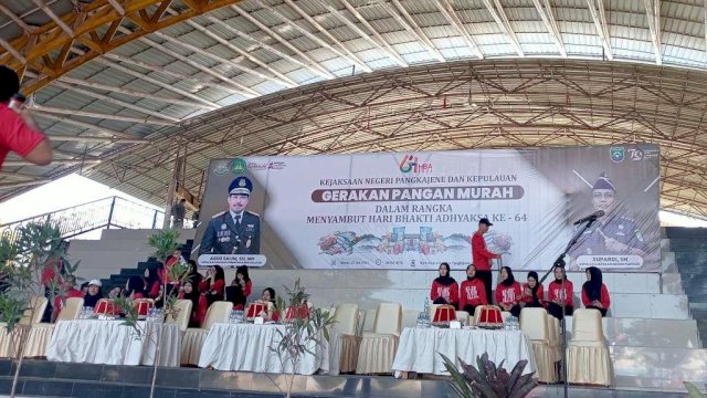 Bupati Yusran Apresiasi Pasar Pangan Murah Kejari Pangkep