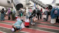 74.504 Jemaah Haji Tiba di Tanah Air, 348 Orang Wafat