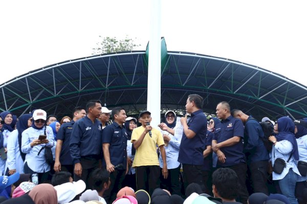 Tasming Hamid Serahkan Rumah bagi Pemenang Undian Jalan Sehat TSM Day, Didoakan Terpilih Jadi Wali Kota Parepare