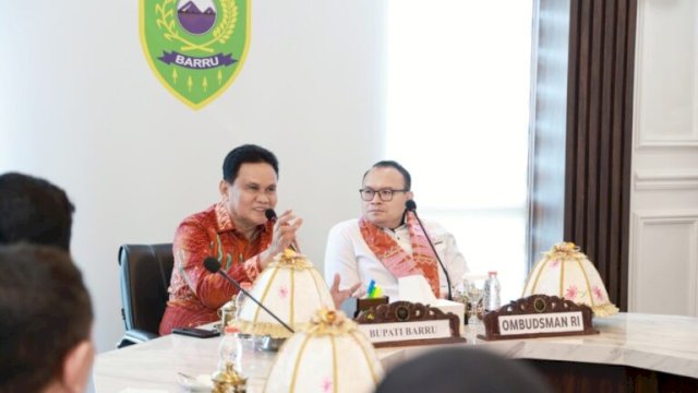 Bupati Barru Nilai Pemkab Berkomitmen Tingkatkan Pelayanan Publik, Ombusman RI Kagumi MPP