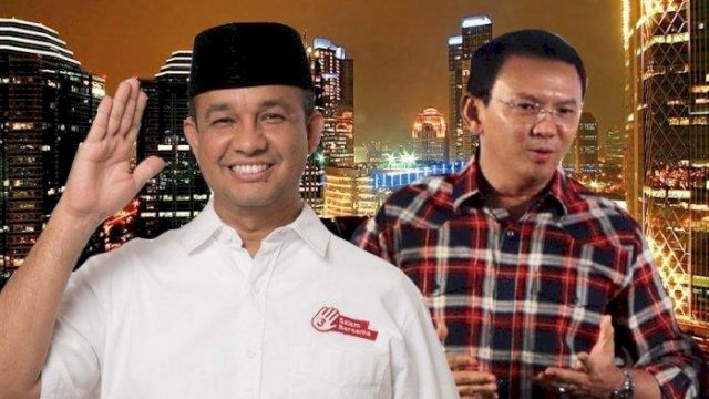 Anies Baswedan-Ahok.(F-INT)