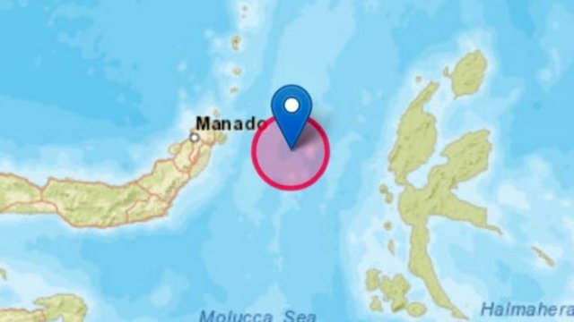 Gempa Magnitudo 5,6 Guncang Wilayah Bitung.(F-INT)