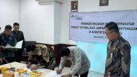 Pj Bupati Bantaeng Tandatangani Nota Kesepakatan dengan BPJS Ketenagakerjaan Makassar