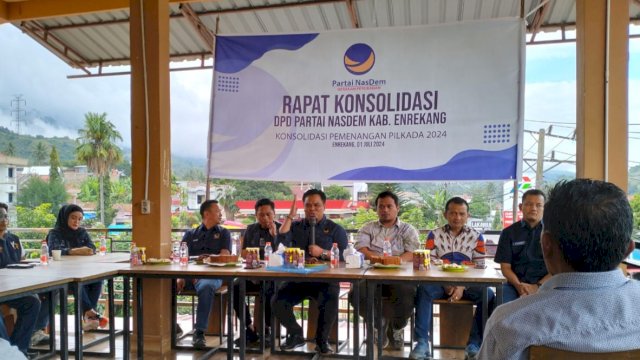 Rapat Konsolidasi DPD NasDem Enrekang