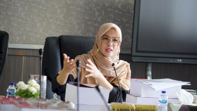 Ketua Komisi D DPRD Sulsel Andi Rachmatika Dewi