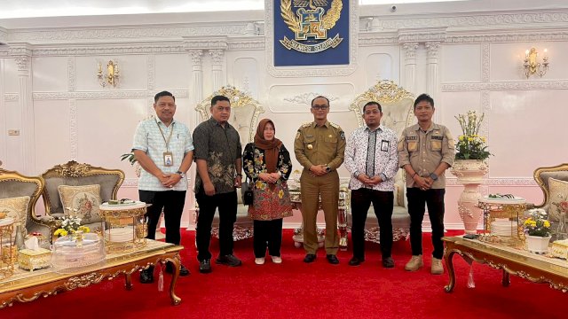 Bawaslu Sulsel Temui Pj Gubernur Sulsel Prof Zudan Arif Fakrulloh