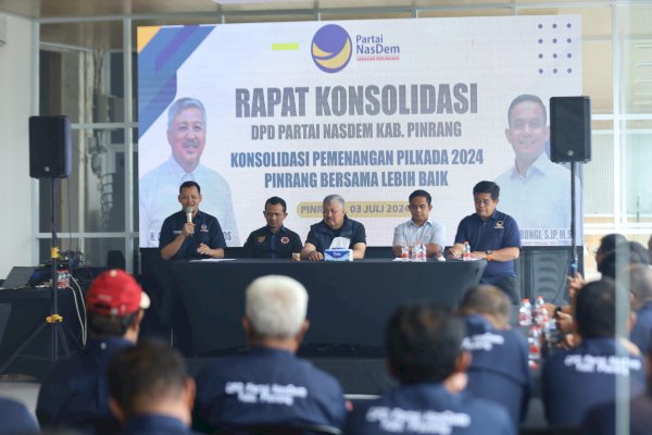 NasDem Sulsel Konsolidasi Mantapkan Strategi Kemenangan Irwan Hamid-Sudirman Bungi di Pilkada Pinrang