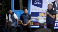 Malam-malam, Irwan Hamid Silaturahmi dan Resmikan Posko Pemenangan di Awang-awang Pinrang