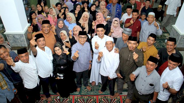 Bakal Calon Walikota Makassar, Rusdin Abdullah melakukan silaturahmi dengan Majelis Dzikir Arafah Babussalam.