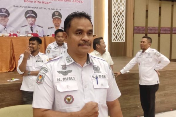 Kades Bulu Tanah H Rusli Secara Aklamasi Jadi Ketua APDESI Bone, Kakak Anggota DPRD Terpilih NasDem H Muslimin