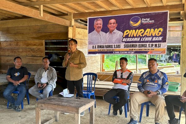 Tempuh Puluhan Kilo, Cawabup Sudirman Bungi Sapa-Dengar Warga Lembang Pinrang, Langsung Beri Solusi!