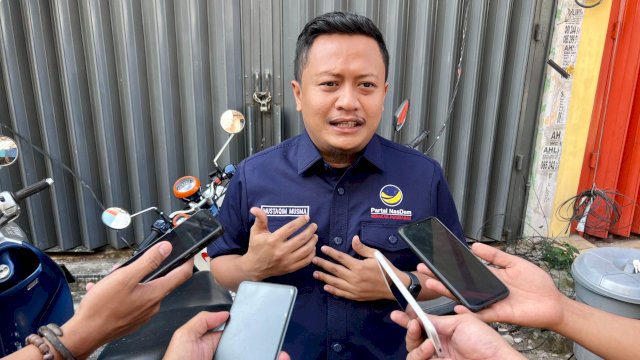 Wakil Ketua Bidang Media dan Komunikasi DPW Nasdem Sulsel, Mustaqim Musma.