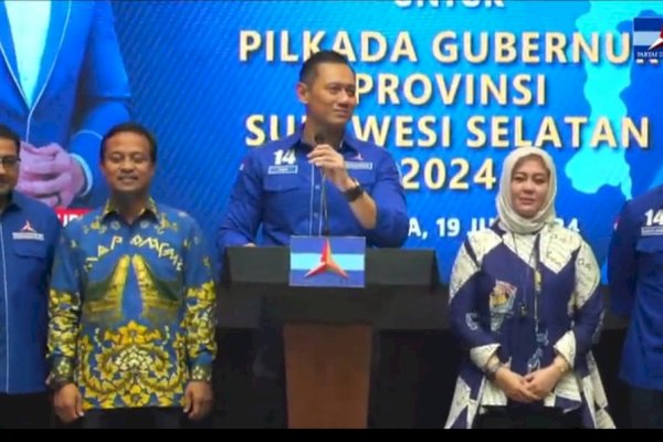 Ketum Demokrat AHY Akui Rekam Jejak Sudirman Sulaiman-Fatmawati Rusdi, Yakin Hadirkan Kemajuan untuk Sulsel