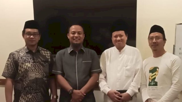 Andi Sudirman Bersilaturahmi dengan Pengurus Pusat RMI-PBNU KH Hilmi Ashiddiq