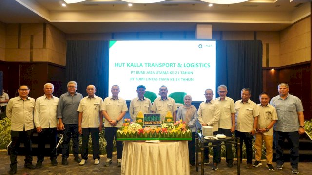 Kalla Translog mengadakan perayaan HUT ke-21 Tahun Kalla Transport & Logistics dan HUT ke-34 Tahun.