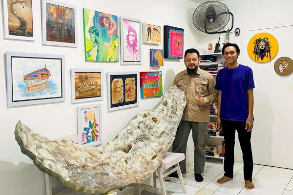 Tim Unhas Kerja Sama Iswan Bintang Wujudkan Replika 3D Lukisan Tertua Dunia