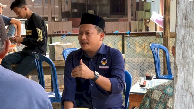 Wakil Ketua Bidang Media dan Komunikasi Publik DPW NasDem Sulsel Mustaqim Musma.