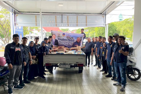 Partai NasDem Kirim Satu Pick Up Bantuan Sembako untuk Korban Penggusuran di Maroneng Pinrang