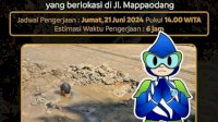 PDAM Makassar Lakukan Pengerjaan Pipa di Mappaodang