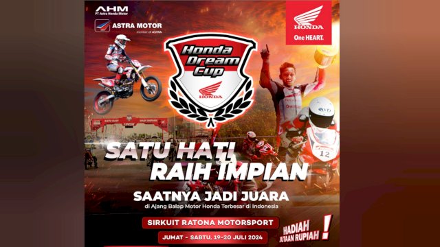 Event Balap Terbesar Honda Dream Cup Kembali Digelar di Kota Palopo.