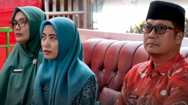 Camat Mariso Aswin Kartapati Harun Saat Terima Kunjungan TP PKK Kota Makassar.