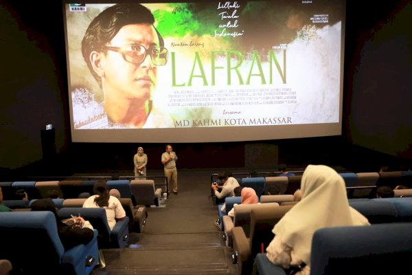 Danny Pomanto dan KAHMI Makassar Nobar Film Biografi Pendiri HMI, Lafran Pane