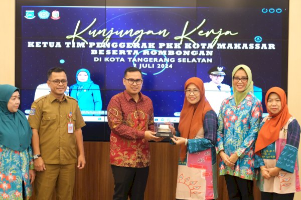 Dikunjungi TP PKK Kota Makassar, Wawali Tangsel Puji Hospitality Kota Makassar Saat APEKSI