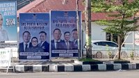 Matangkan Persiapan Pelantikan NasDem Parepare, Atribut Partai dan Baliho Ucapan Mulai Penuhi Jalan di Kota Parepare